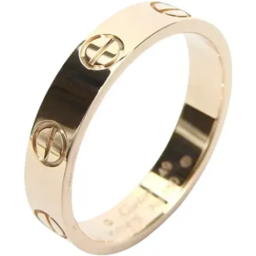 Pre-owned Rose Gold rings , female, Sizes: ONE SIZE - Cartier Vintage - Modalova