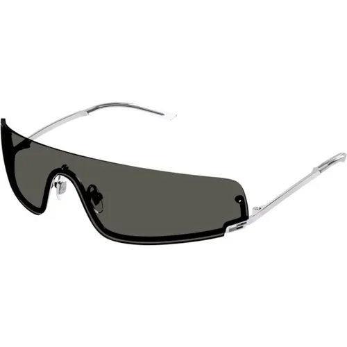 Silver Grey Sunglasses Gg1561S , male, Sizes: ONE SIZE - Gucci - Modalova