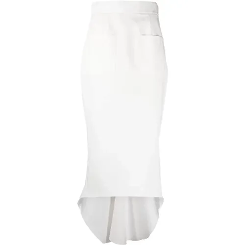 Cotton Mermaid Skirt , female, Sizes: 2XS, S - Prada - Modalova