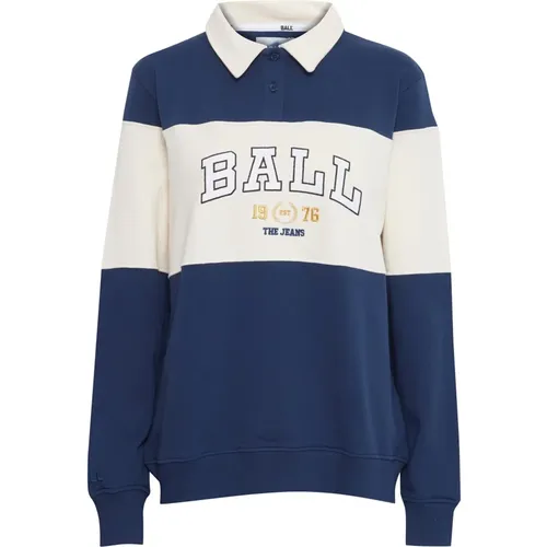 Ocean Sweatshirt C. Gracia Bestickt , Damen, Größe: XS - Ball - Modalova