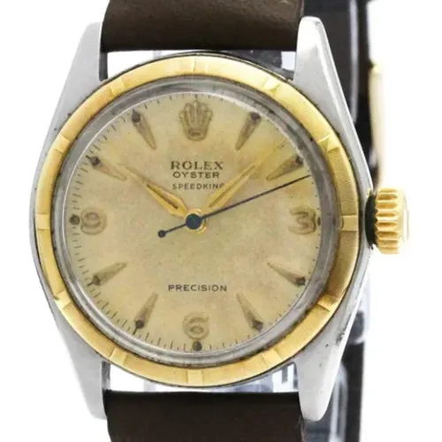 Pre-owned Stainless Steel watches , female, Sizes: ONE SIZE - Rolex Vintage - Modalova