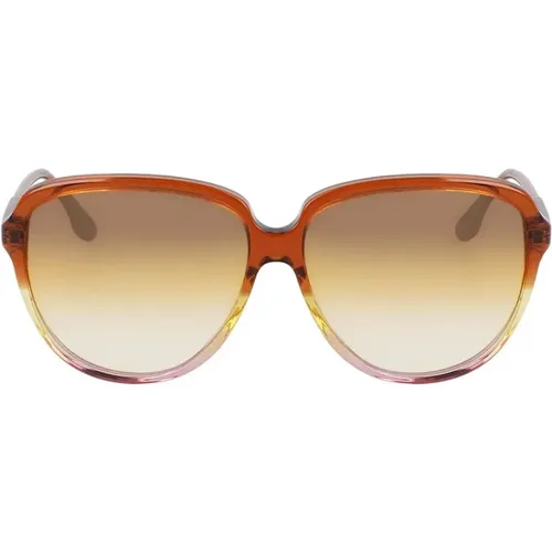 Runde Acetat Sonnenbrille - Victoria Beckham - Modalova