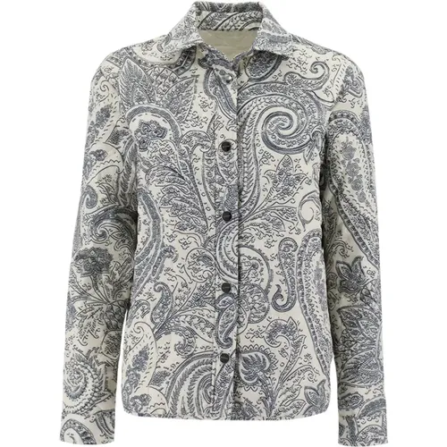 Womens Clothing Jackets Coats Ss23 , female, Sizes: S, M - ETRO - Modalova