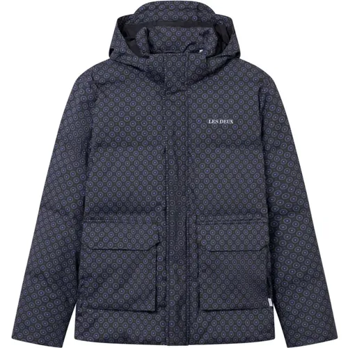 Montreal AOP Puffer Jacket , Herren, Größe: XL - Les Deux - Modalova