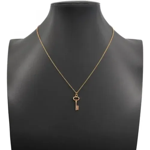 Pre-owned Gold necklaces , female, Sizes: ONE SIZE - Tiffany & Co. Pre-owned - Modalova