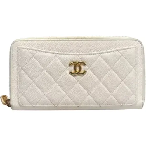 Pre-owned Leather wallets , female, Sizes: ONE SIZE - Chanel Vintage - Modalova