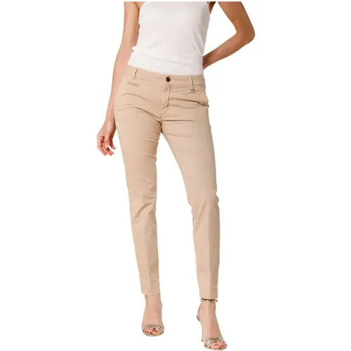 Curvy Chino Hose aus Gabardine , Damen, Größe: 2XS - Mason's - Modalova