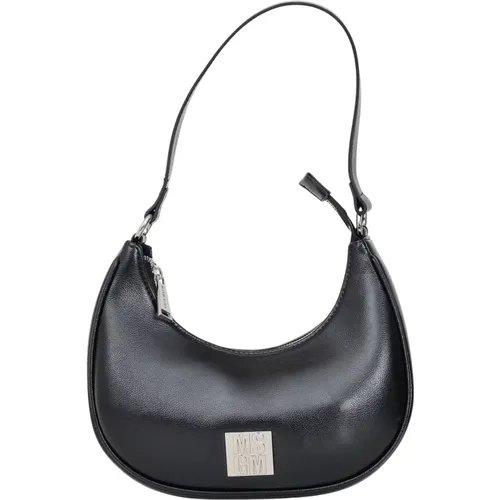 Moderne Schwarze Schultertasche , Damen, Größe: ONE Size - MSGM - Modalova