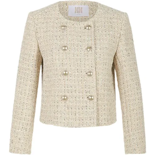 Luxurious Tweed Jacket Parisian Chic , female, Sizes: 2XL, XL, L - RIANI - Modalova