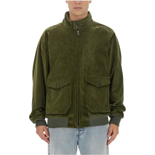 Gerippte Baumwolljacke , Herren, Größe: XS - Baracuta - Modalova