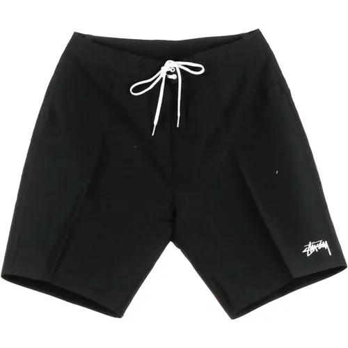 Schwarze Bermuda-Shorts für Männer - Stüssy - Modalova