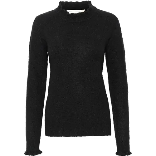 Flounce Pullover Sweater with Curled Edges and Glimmer Effects , female, Sizes: M, XS, S - InWear - Modalova