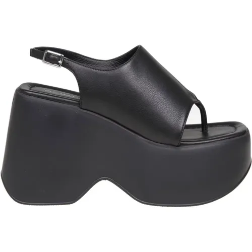 Leather Thong Sandals , female, Sizes: 4 UK, 7 UK, 5 UK, 6 UK - Vic Matié - Modalova