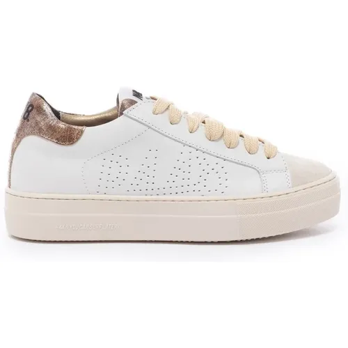 Weiße Leder Sneakers Modell Thea-W , Damen, Größe: 40 EU - P448 - Modalova