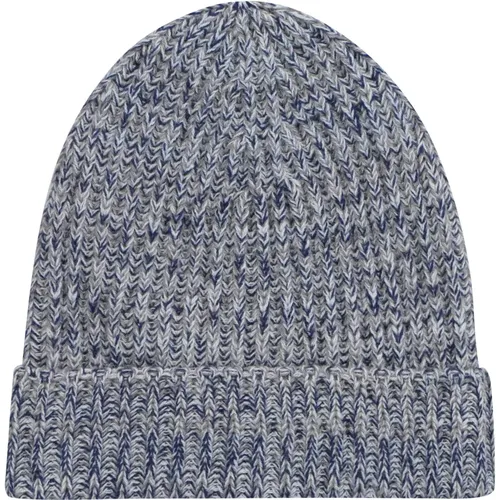 Kaschmir Rippstrick Beanie Mütze - Malo - Modalova