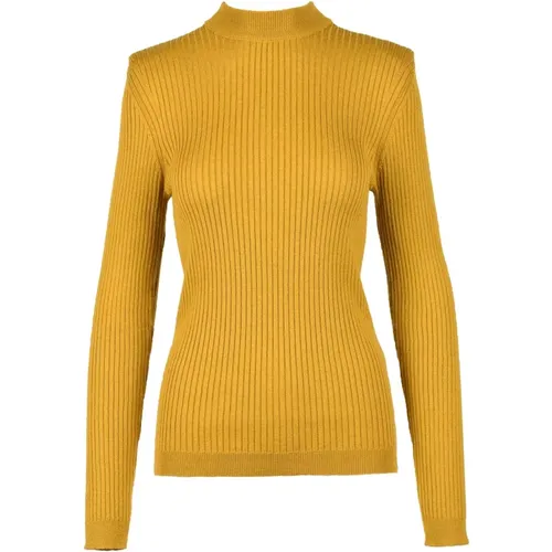 Mustard Sweater for Women , female, Sizes: XS - Aniye By - Modalova