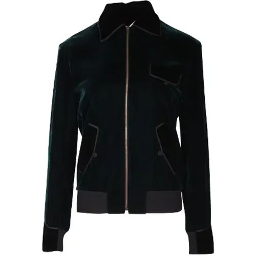 Pre-owned Fabric outerwear , male, Sizes: 2XS - Yves Saint Laurent Vintage - Modalova