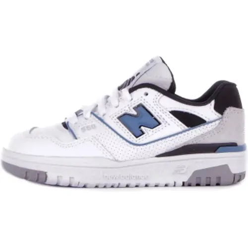 Weiße Junior Sneakers Leder Wildleder Gummi - New Balance - Modalova