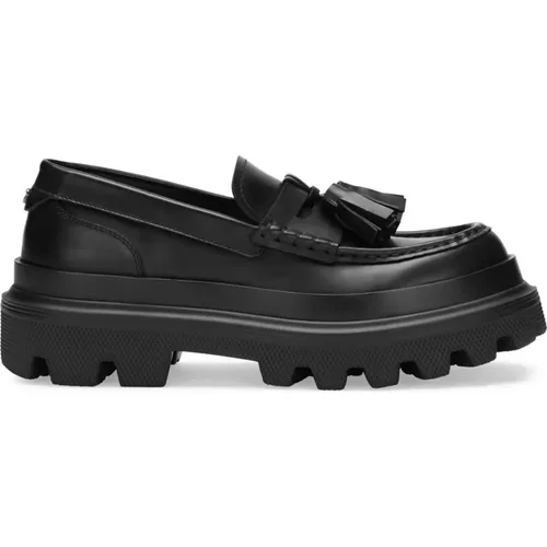 Loafers Mocassino Style , male, Sizes: 6 UK, 7 UK - Dolce & Gabbana - Modalova