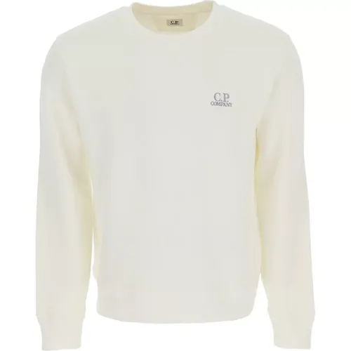 Weiße Pullover für Männer , Herren, Größe: L - C.P. Company - Modalova