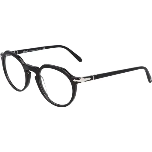 Runde Rahmen Brille , unisex, Größe: 48 MM - Persol - Modalova