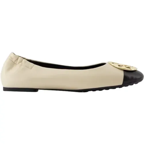 Leder flats , Damen, Größe: 36 EU - TORY BURCH - Modalova