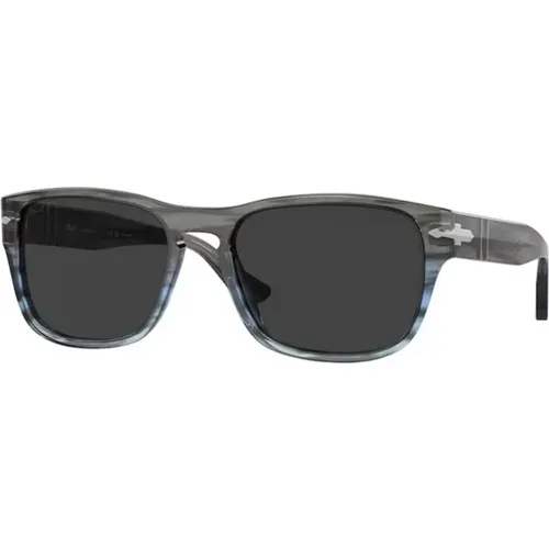 Classic Sunglasses in Dark Grey Polarized , unisex, Sizes: 58 MM - Persol - Modalova