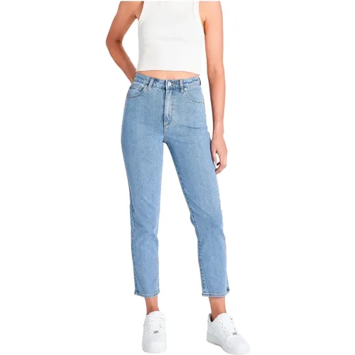 Hohe schlanke Tall Georgia Jeans - Zeitlose blaue Waschung , Damen, Größe: W28 - Abrand Jeans - Modalova