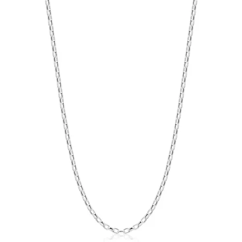 Delicate Sterling Silver Cable Chain , male, Sizes: ONE SIZE - Nialaya - Modalova