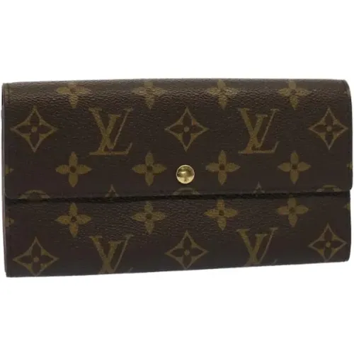 Pre-owned Canvas wallets , female, Sizes: ONE SIZE - Louis Vuitton Vintage - Modalova