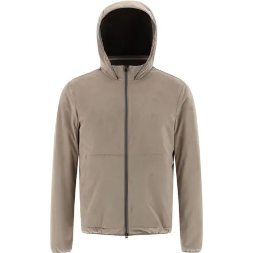 Hooded bomber jacket , male, Sizes: 2XL, 3XL, XL - Herno - Modalova