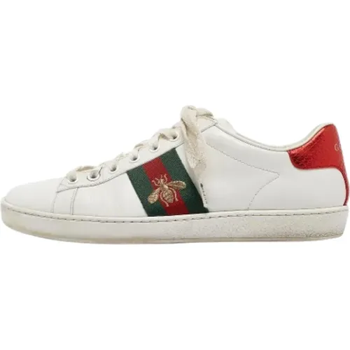 Pre-owned Leder sneakers - Gucci Vintage - Modalova