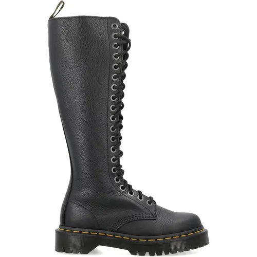 Leather Knee High Boots , female, Sizes: 5 UK - Dr. Martens - Modalova