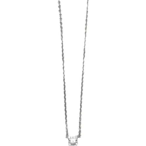 Pre-owned White Gold necklaces , female, Sizes: ONE SIZE - Cartier Vintage - Modalova