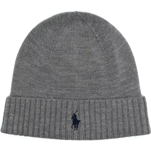 Hats Grey , male, Sizes: ONE SIZE - Ralph Lauren - Modalova