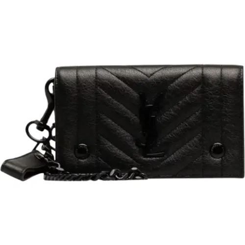 Pre-owned Leather crossbody-bags , female, Sizes: ONE SIZE - Yves Saint Laurent Vintage - Modalova