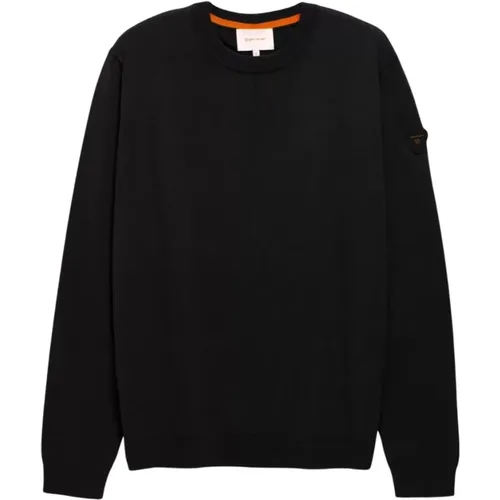 Schwarzer Strick Rundhals Pullover , Herren, Größe: 2XL - Gertrude - Modalova