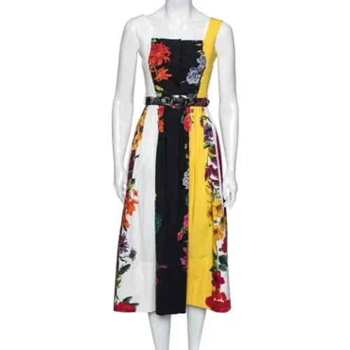 Pre-owned Acetate dresses , female, Sizes: XS - Oscar De La Renta Pre-owned - Modalova