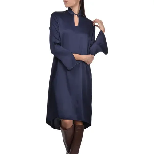 Silk Dress , female, Sizes: L, XL - Gran Sasso - Modalova