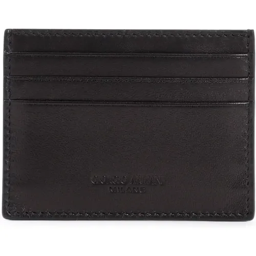 Stylish Cardholder for Credit Cards , male, Sizes: ONE SIZE - Giorgio Armani - Modalova