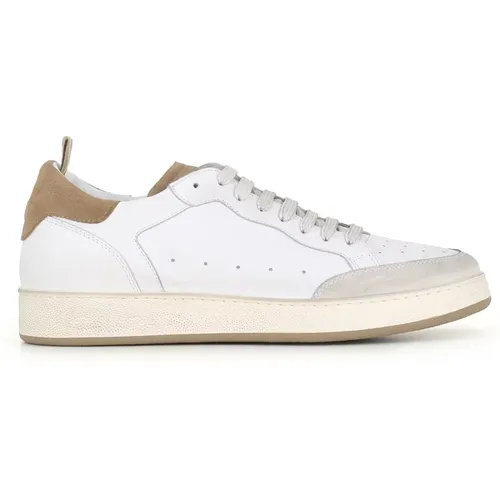 And Beige Leather Sneakers , male, Sizes: 10 UK - Officine Creative - Modalova