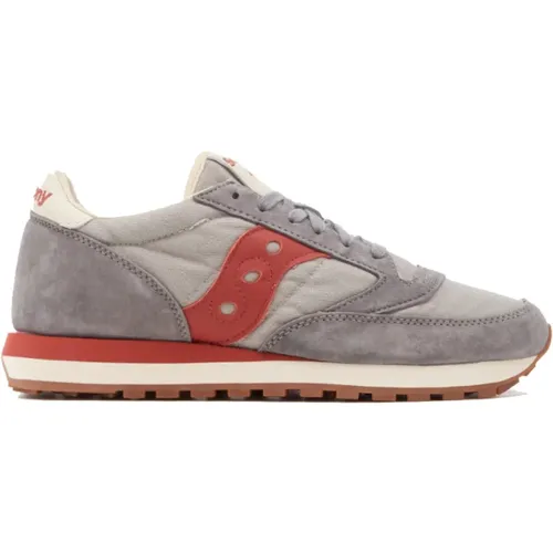 Grey Sneakers with Wavy Sole , male, Sizes: 10 UK, 11 UK, 8 UK, 8 1/2 UK, 9 UK, 12 UK, 10 1/2 UK - Saucony - Modalova