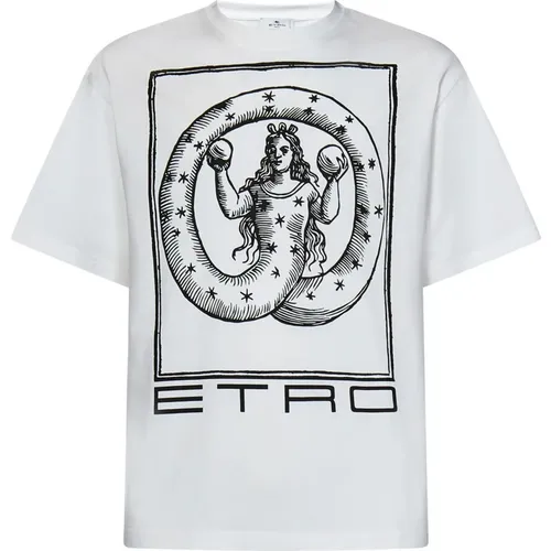 T-shirts and Polos , male, Sizes: L - ETRO - Modalova