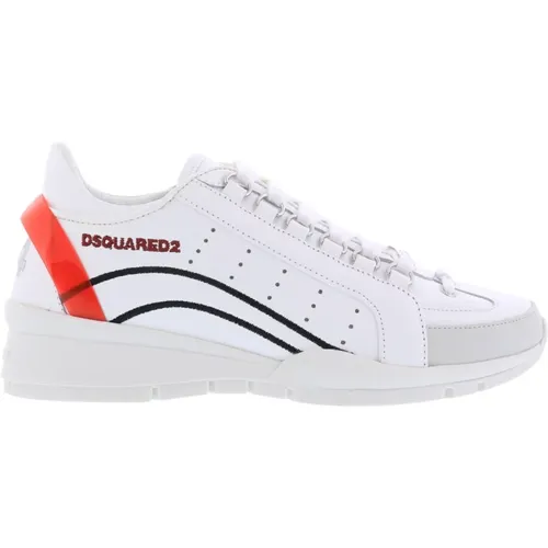 Leather Sneaker , female, Sizes: 3 1/2 UK - Dsquared2 - Modalova