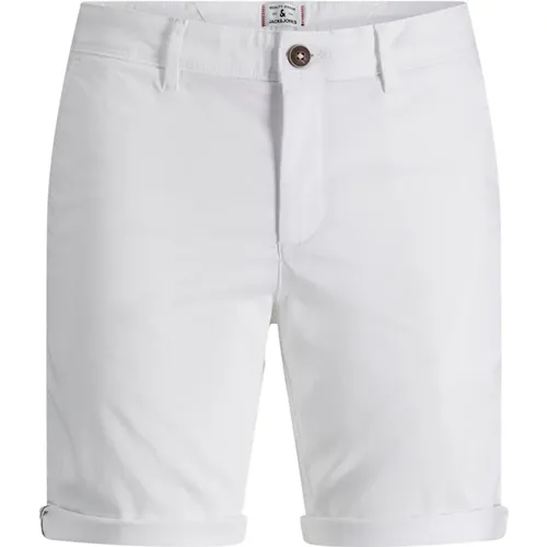 Bowie Solid Chinoshorts Stylischer Komfort , Herren, Größe: M - jack & jones - Modalova