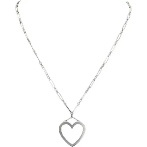 Pre-owned White Gold necklaces , female, Sizes: ONE SIZE - Tiffany & Co. Pre-owned - Modalova