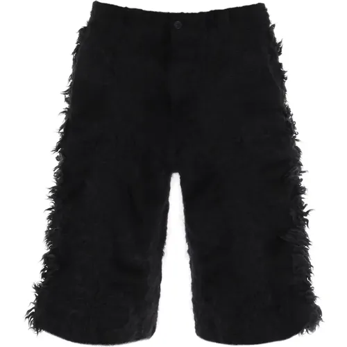 Pelz-Effekt Gestrickte Shorts , Herren, Größe: M - Comme des Garçons - Modalova