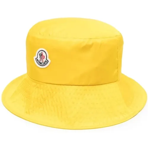 Wetterfeste Logo Bucket Hat , Herren, Größe: L - Moncler - Modalova