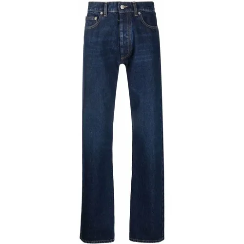 Blaue Straight Jeans für Männer - Maison Margiela - Modalova