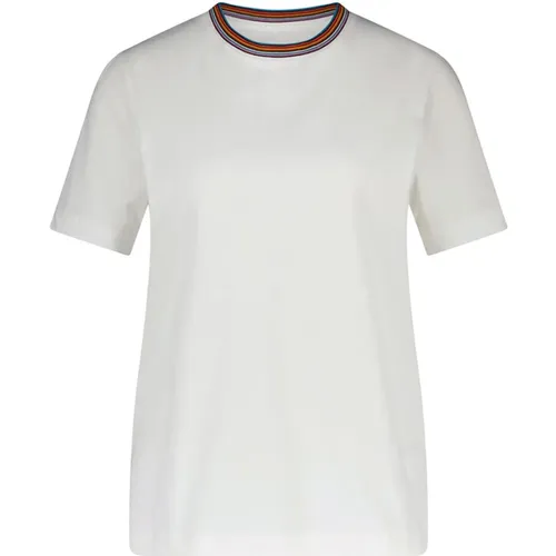 Striped Logo T-Shirt , female, Sizes: M - PS By Paul Smith - Modalova